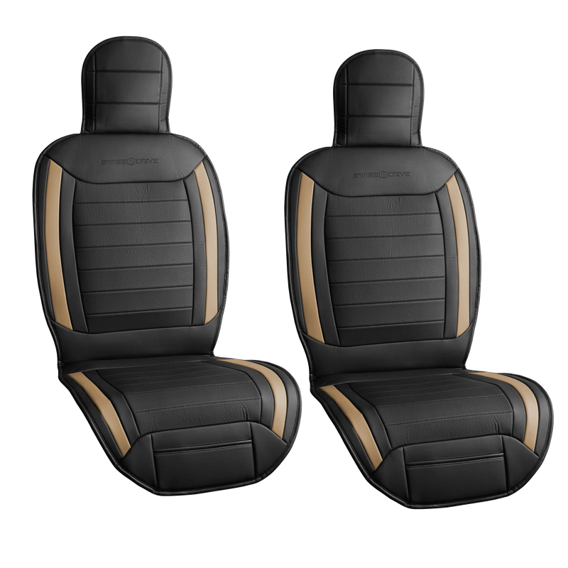Swiss Drive Seat Cover Excelsior Black/ Beige