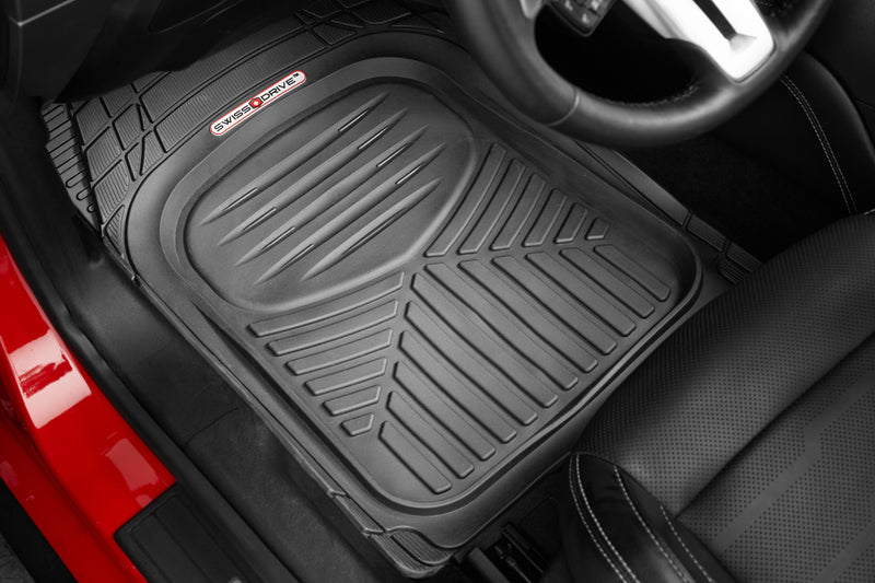 Swiss Drive All Weather Floor Mat 5 Piece Grey