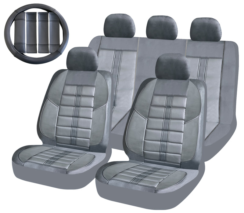 Swiss Drive Seat Cover Supreme Grey/Grey - SUPREM4