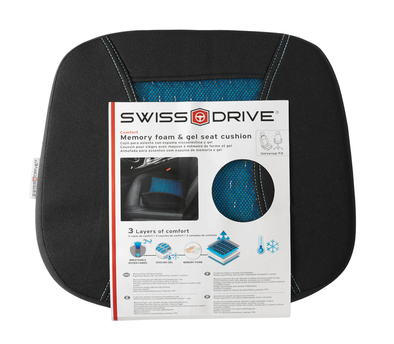 Swiss Drive Seat Cushion (Gel Cushion) 16"x14 1/2"x2"