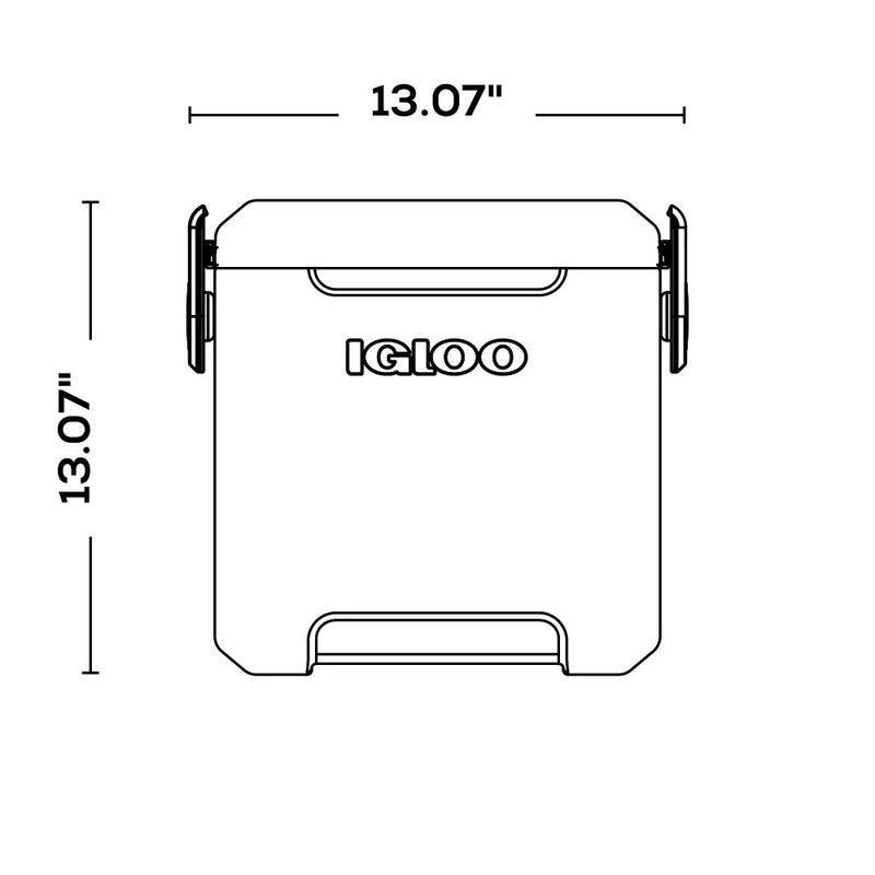 Igloo Tag Along Too 11 QT Cooler (Blue Frost/Light Gray)