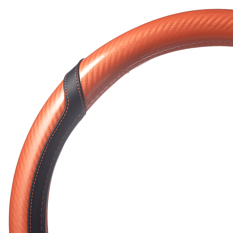 Swiss Drive Steering Wheel Cover Medium Orange/Black- ULTRAC3