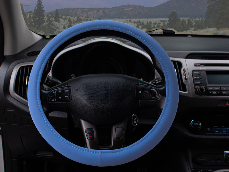Swiss Drive Steering Wheel Cover Medium Blue - USOFT20