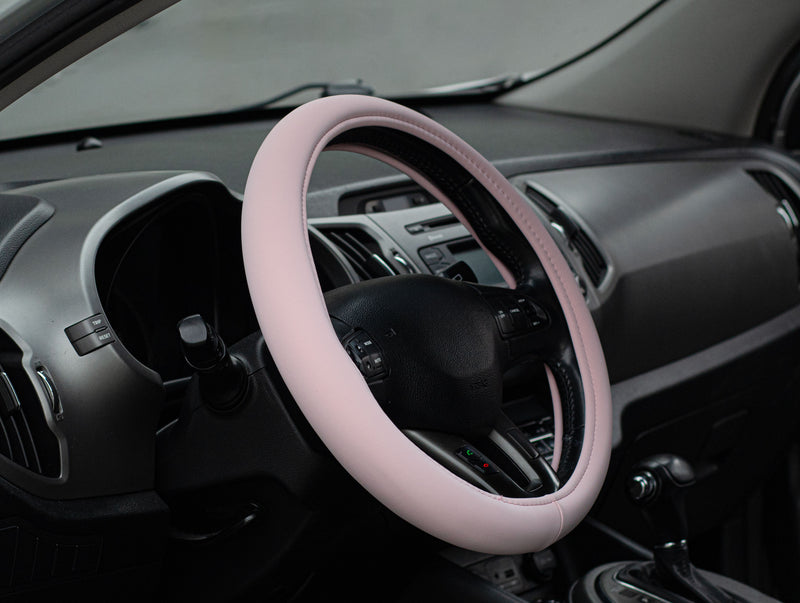 Swiss Drive Steering Wheel Cover Ultra Soft Pink Medium - USOFT30
