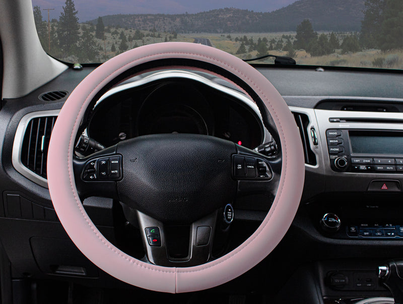 Swiss Drive Steering Wheel Cover Ultra Soft Pink Medium - USOFT30