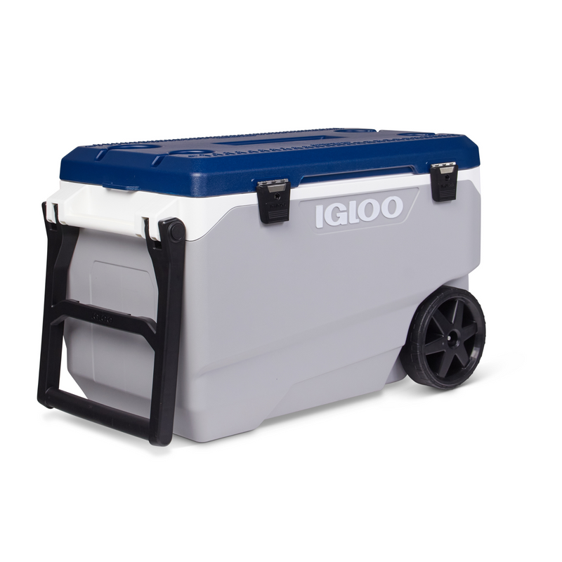 Igloo MaxCold Latitude Roller 90 QT Cooler (Ash Grey/Sea/Black)