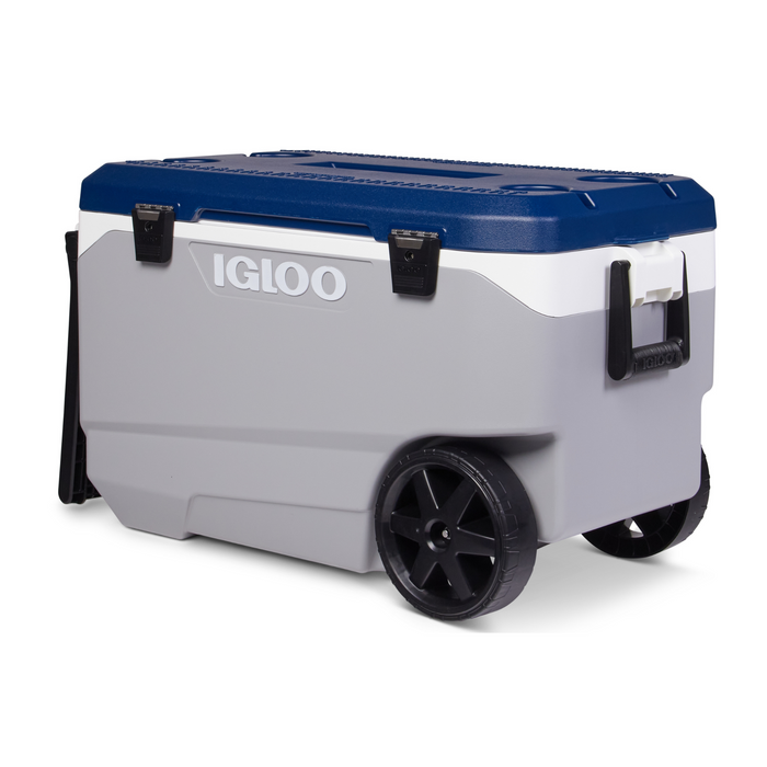 Igloo MaxCold Latitude Roller 90 QT Cooler (Ash Grey/Sea/Black)