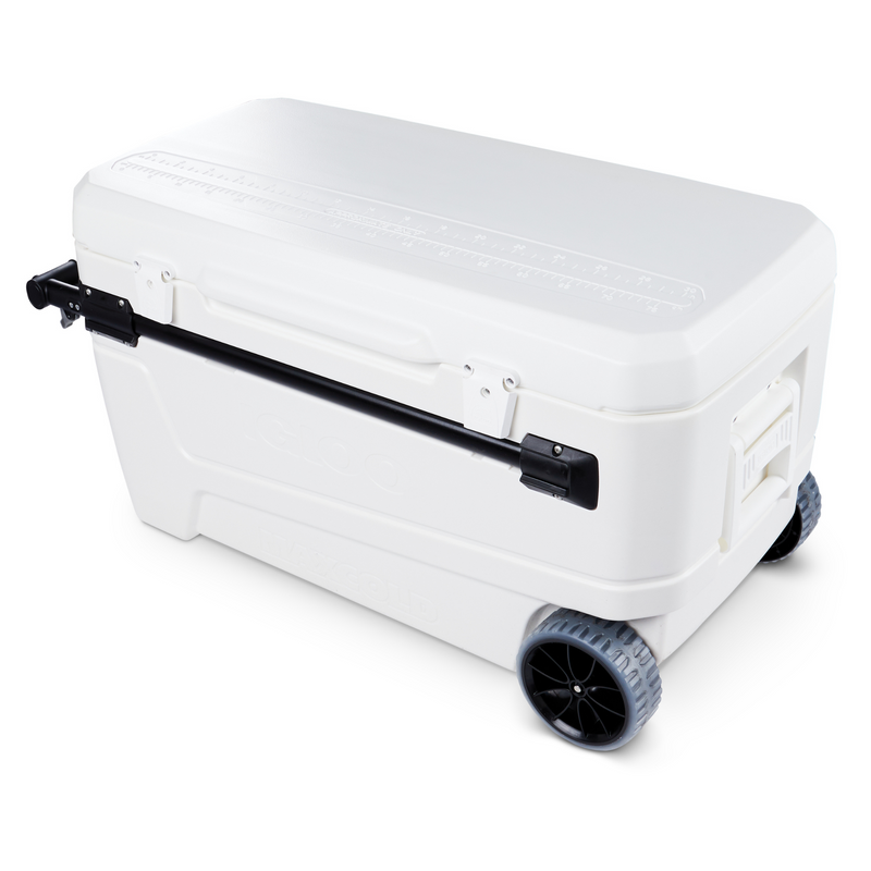 Igloo Sunset Glide Roller 110 QT Cooler (White)