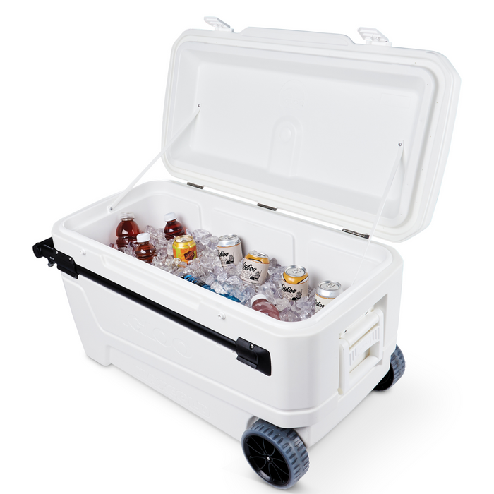 Igloo Sunset Glide Roller 110 QT Cooler (White)