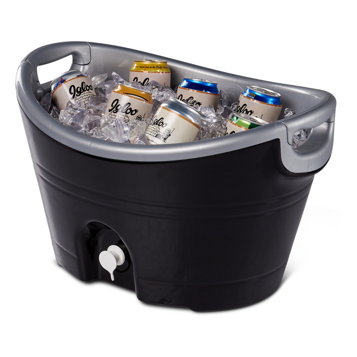 Igloo Party Bucket Cooler 20 QT Cooler (Black/White)