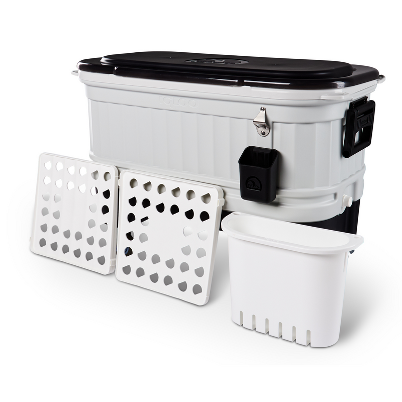 Igloo Party Bar Cooler 125 QT Cooler (Black/White)