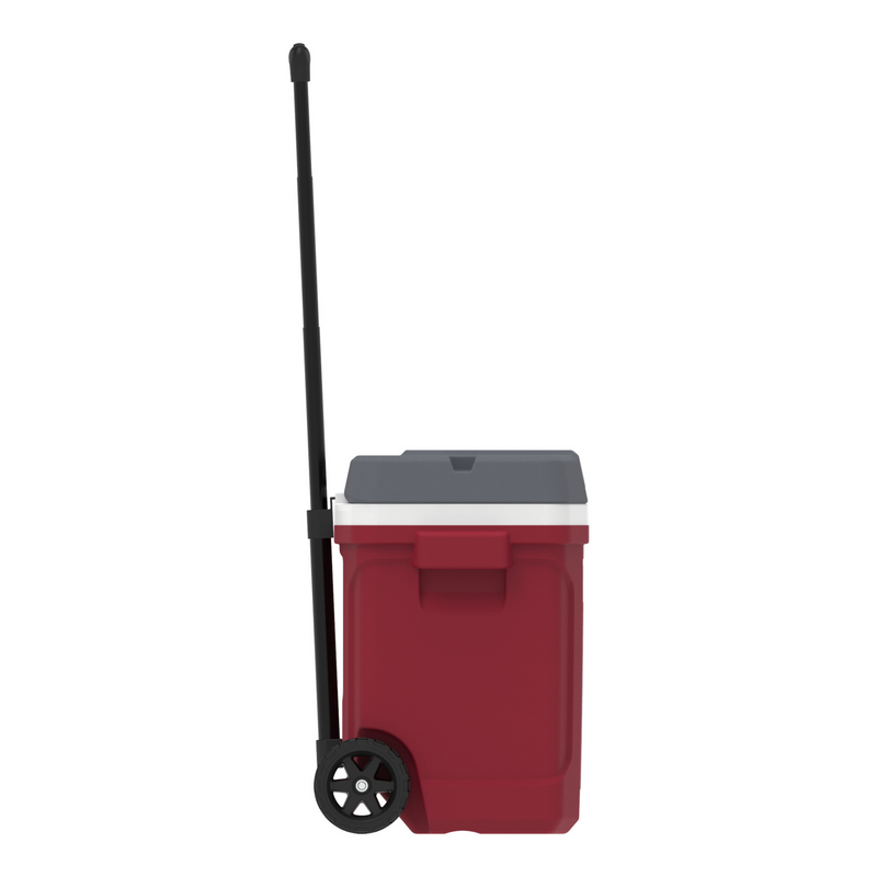 Igloo Latitude 2-Wheeled 30 QT Cooler (Industrial Red/Meteorite)