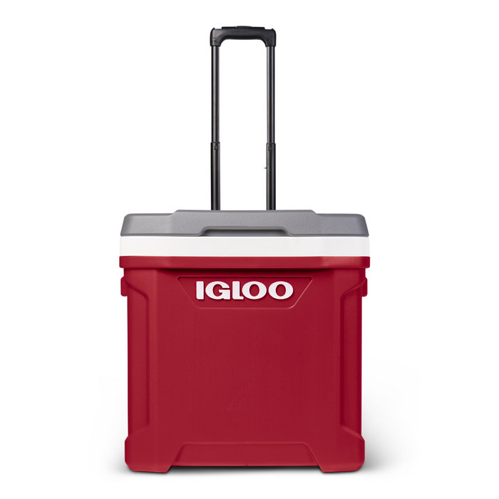 Igloo Latitude 2-Wheeled 60 QT Cooler (Industrial Red/Meteorite)