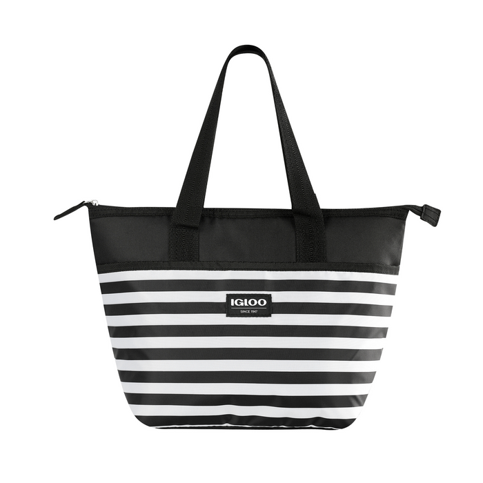 Igloo Mini Essentials Lunch Bag (Black & White Stripes)