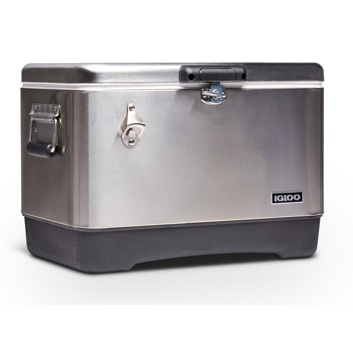 Igloo Legacy Cooler 54 QT Cooler (Stainless Steel)