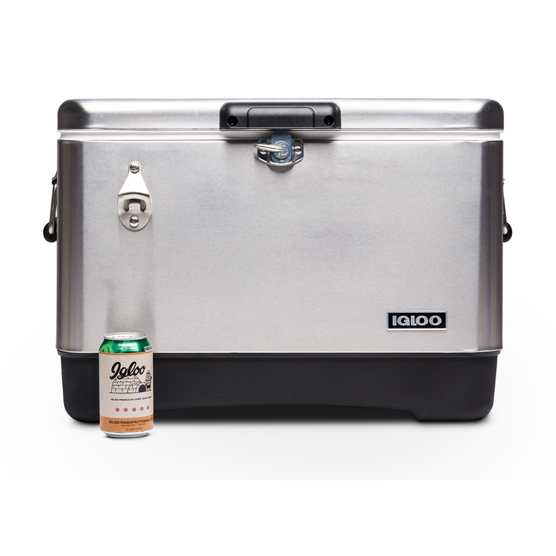 Igloo Legacy Cooler 54 QT Cooler (Stainless Steel)