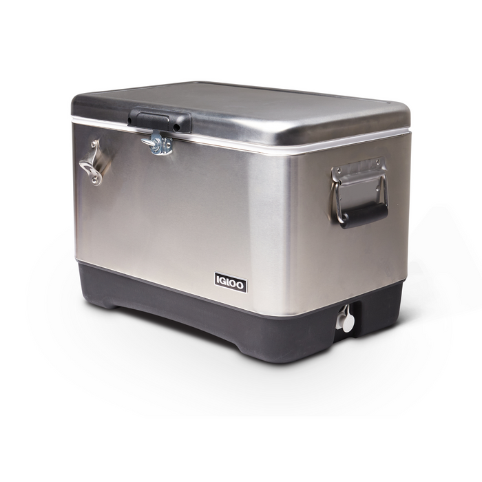 Igloo Legacy Cooler 54 QT Cooler (Stainless Steel)