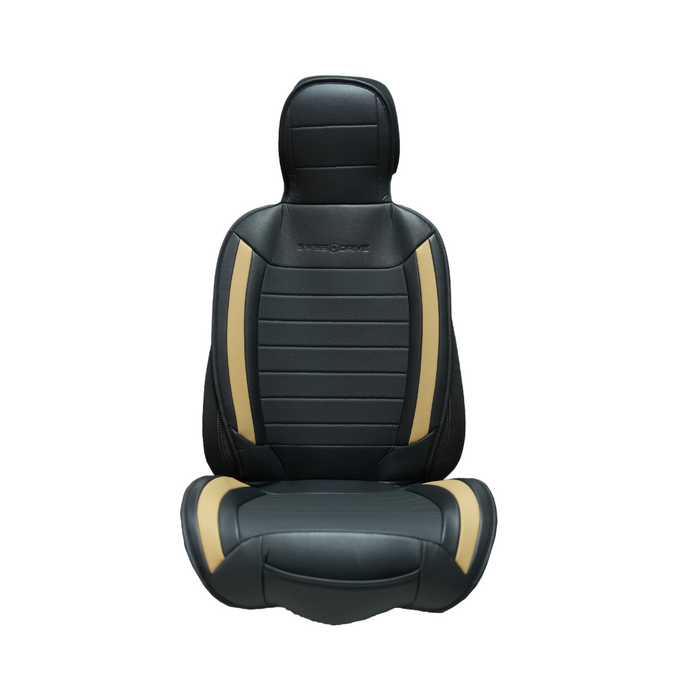 Swiss Drive Seat Cover Excelsior Black/ Beige