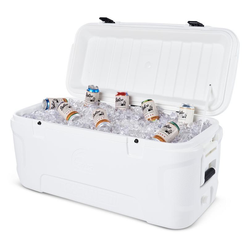 Igloo Marine Contour 120 QT Cooler (White)
