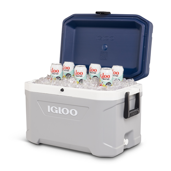 Igloo MaxCold Latitude 54 QT Cooler (Ash Grey/Sea/Black)