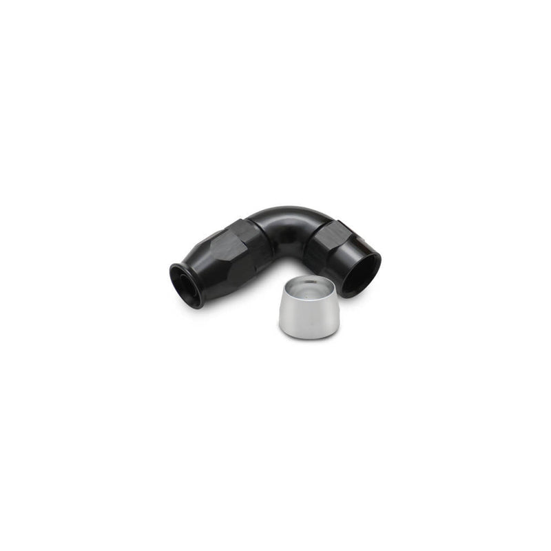 Vibrant Performance 90 Degree High Flow Hose End Fitting for PTFE Lined Hose - 28906