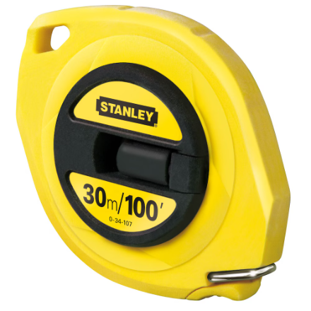 Stanley 30M/100' Steel Long Tape - 34-107