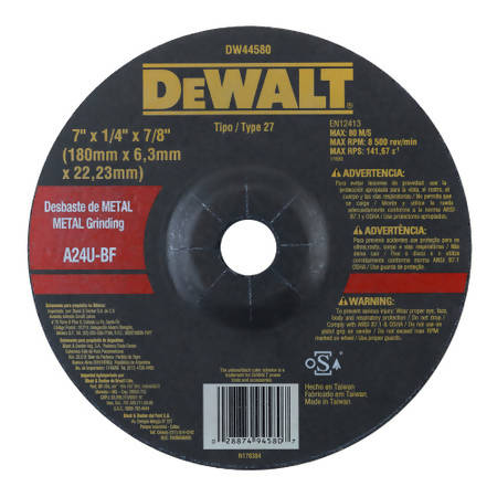 DeWalt High Performance Metal Grinding Disc
