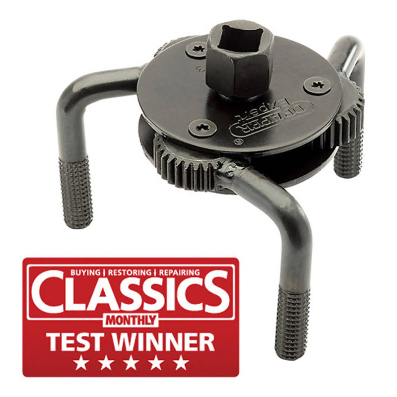 Draper Three Leg Oil Filter Wrench, 75 - 120mm