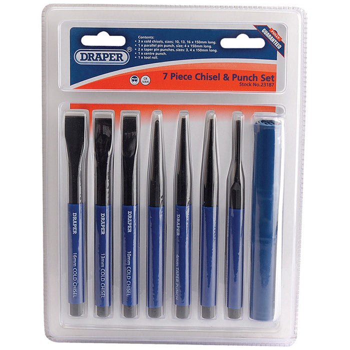 Draper Chisel And Punch Set (7 Piece)