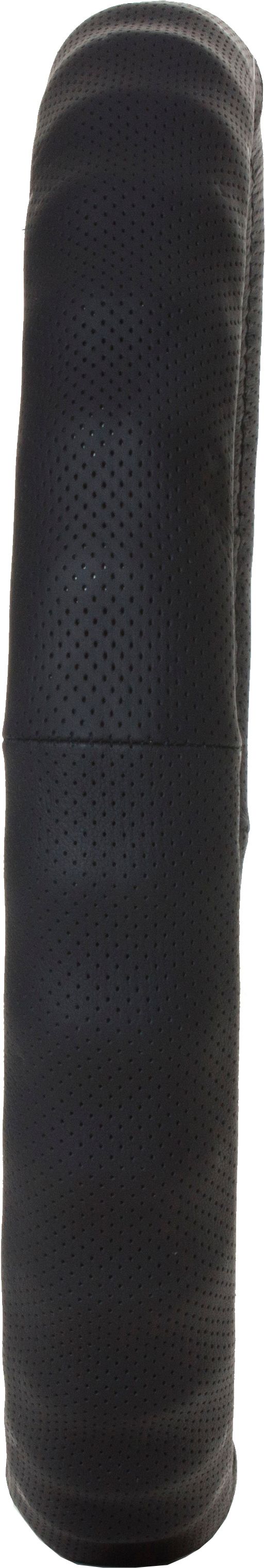 Genuine Leather Steering Wheel Cover Leather Medium Black