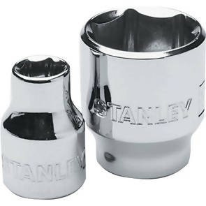 Stanley 3/8" Dr. 6 Point Imperial Hexagonal Socket (SAE)