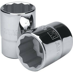 Stanley 3/4" Dr. 12 Point Imperial Hexagonal Socket (SAE)