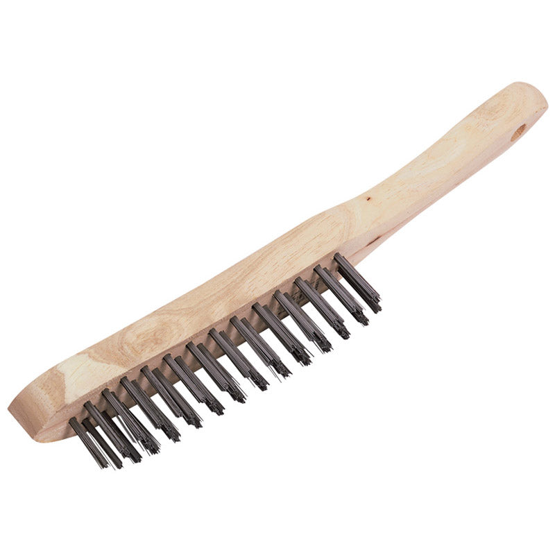 Draper Wire Scratch Brush, 4 Row, 290mm