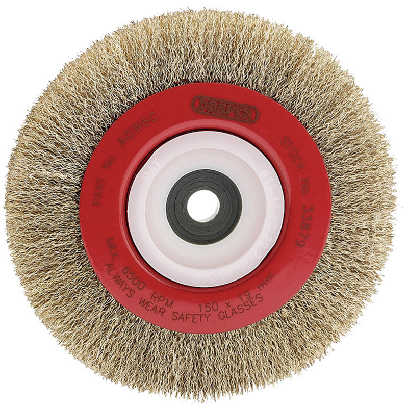Draper Crimped Steel Wire Wheel, 150mm - 33879