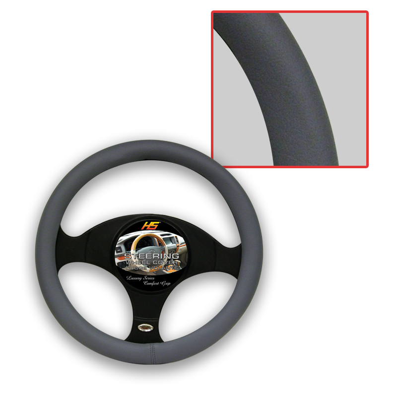 HS Steering Wheel Cover Grey — Automotive Art Guyana
