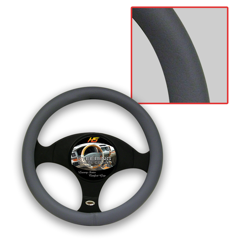 HS Steering Wheel Cover Grey Automotive Art Guyana