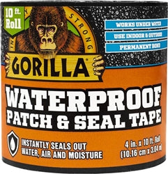 Gorilla Patch & Seal Tape Black - 10 ft