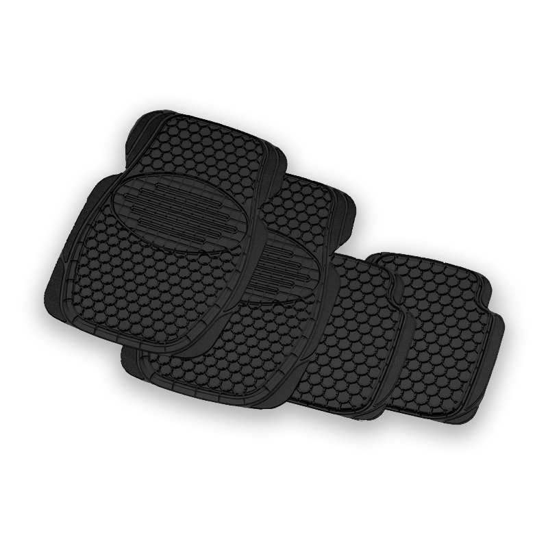 HS Universal Trapper Car Mat 4 Piece - Black