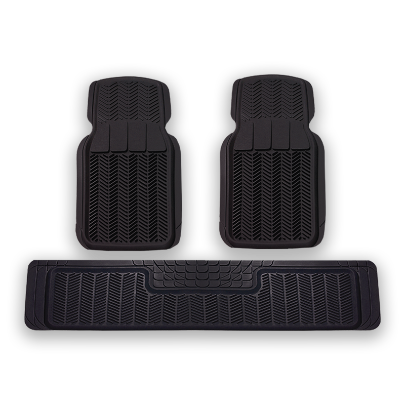 HS Universal Weathergard Car Mat 3 Piece - Black
