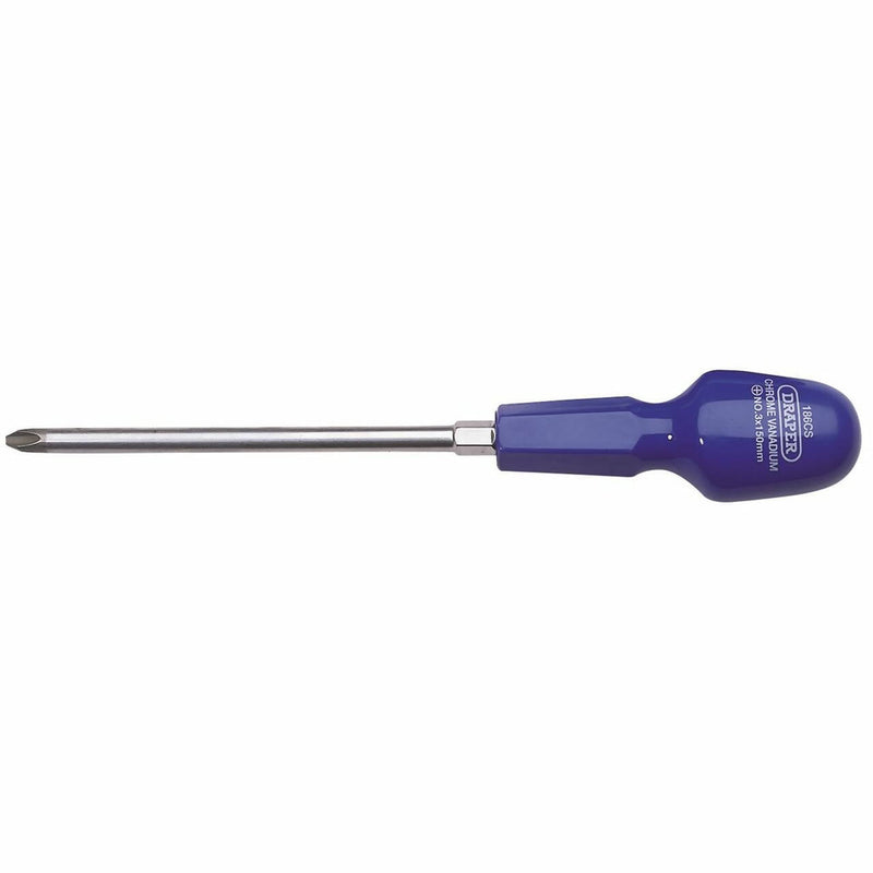 Draper Cross Slot Star Point Cabinet Pattern Screwdriver