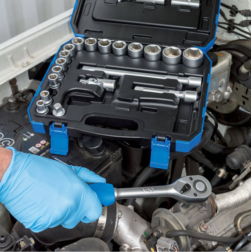 Draper 1/2" Dr. Metric Socket Set - 24 Pieces (MM)