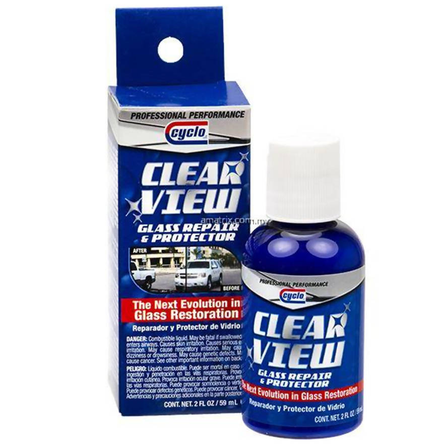 Cyclo Clear View Glass Cleaner 2 Oz — Automotive Art Guyana