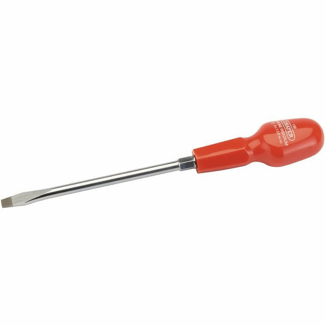 Draper Plain Slot Flared Tip Flat Head Cabinet Pattern Screwdriver