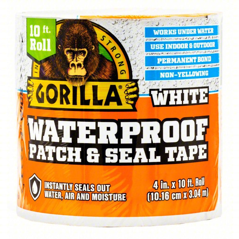Gorilla Patch & Seal Tape White - 10 ft