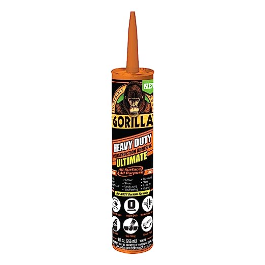 Gorilla Heavy Duty Ultimate Construction Adhesive - 9 oz