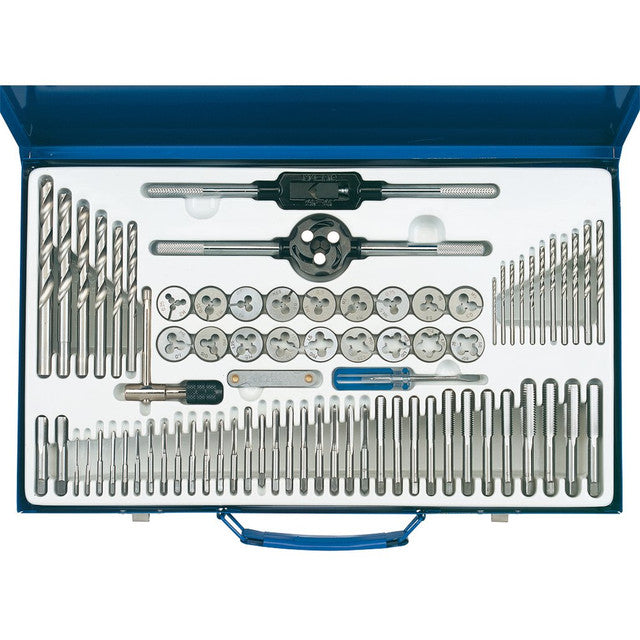 Draper Combination Tap And Die Set Metric And BSP (76 Piece)