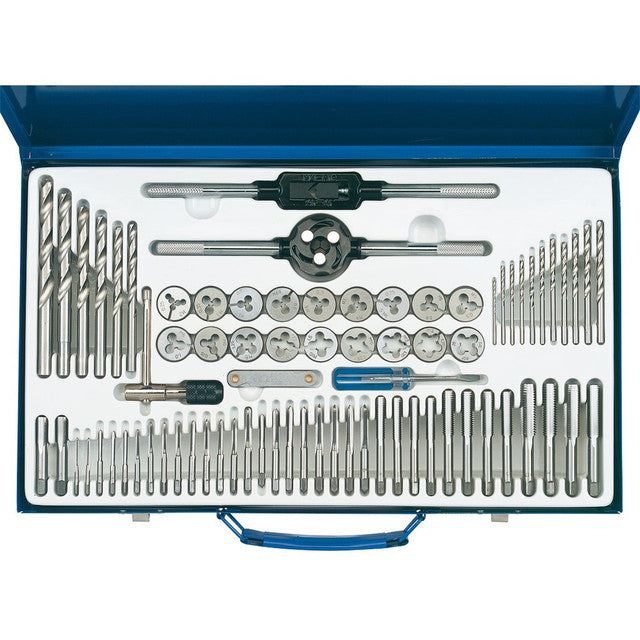 Draper Combination Tap And Die Set Metric And BSP (75 Piece)