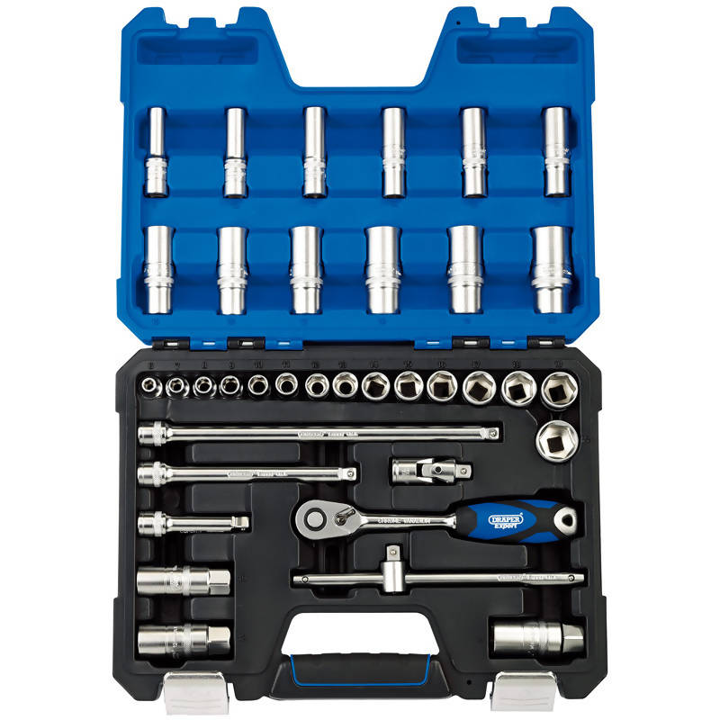 Draper 3/8" Dr. Metric Socket Set - 36 Pieces (MM)