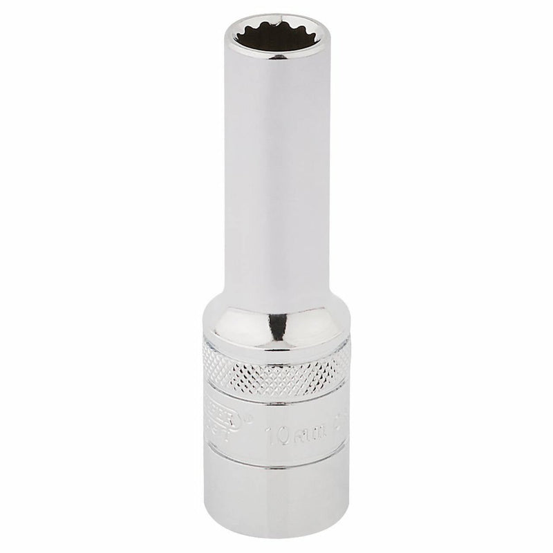 Draper 1/2" Dr. HI-TORQ® 12 Point Metric Hexagonal Deep Socket (MM)