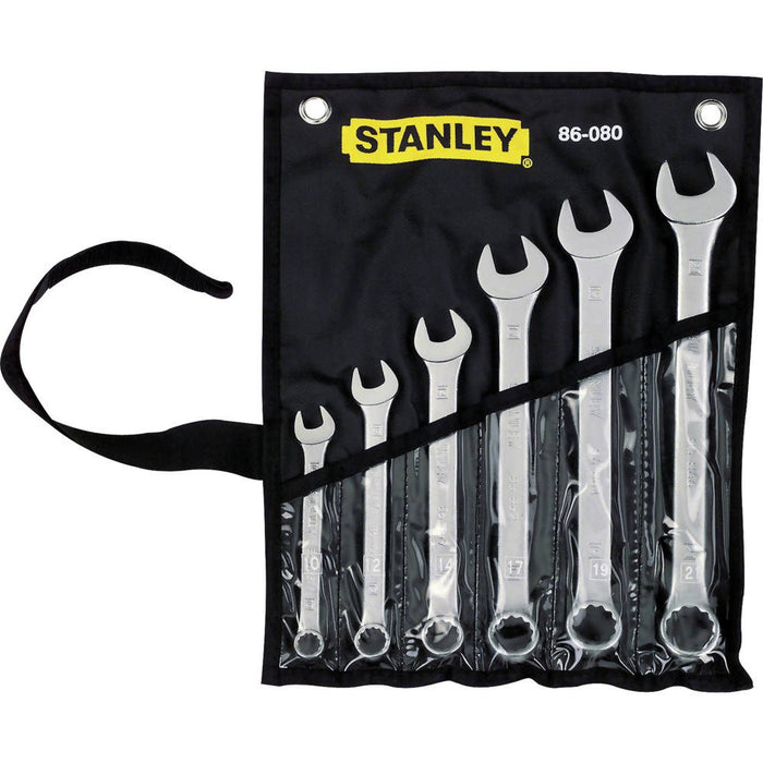 Stanley Metric Combination Wrench Set w/6Pcs, 10 Mm - 21 Mm (MM)